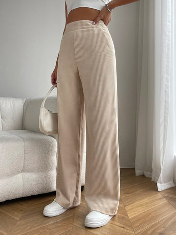 Slant Pocket Wide Leg Pants