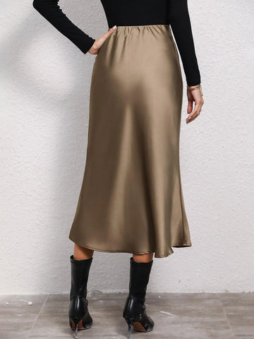 Elastic Waist Mermaid Skirt