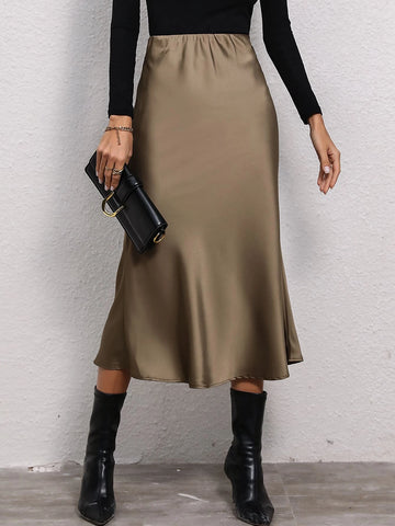 Elastic Waist Mermaid Skirt