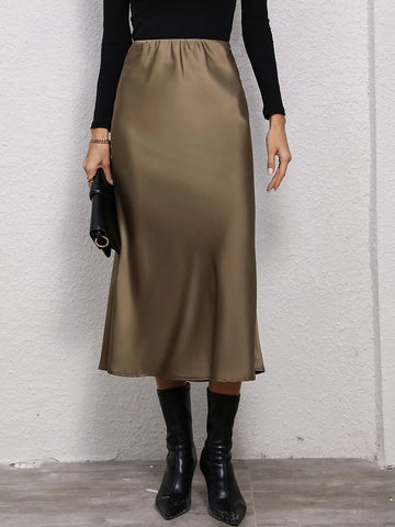Elastic Waist Mermaid Skirt