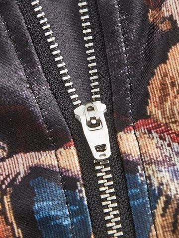 Figure Graphic Bandana Tube Top