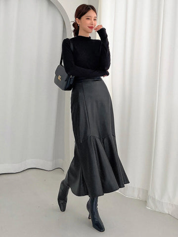 DAZY High Waist Mermaid Skirt