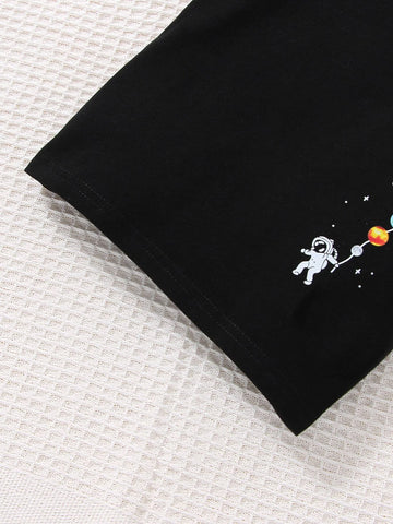 Baby Planet & Astronaut Print Tee