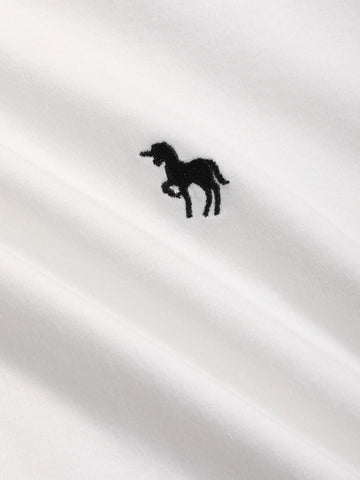 DAZY Horse Print Drop Shoulder Tee