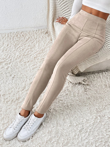 Solid High Waist Leggings