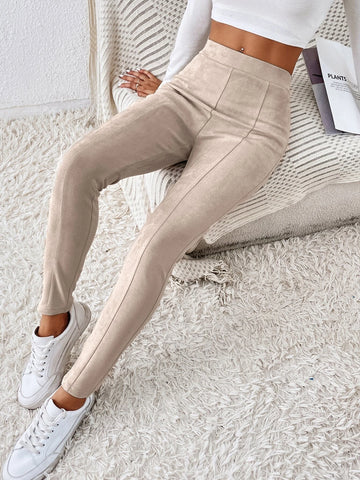 Solid High Waist Leggings