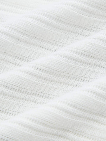 Figure Graphic High Neck Asymmetrical Hem Crop Tee