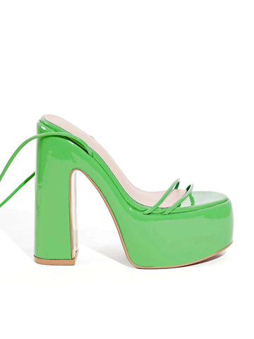 CUCCOO Baddie Collection Platform Chunky Heeled Strappy Sandals