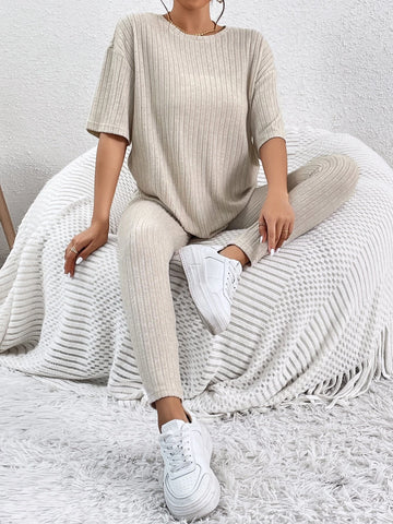 EZwear Drop Shoulder Tee & Leggings
