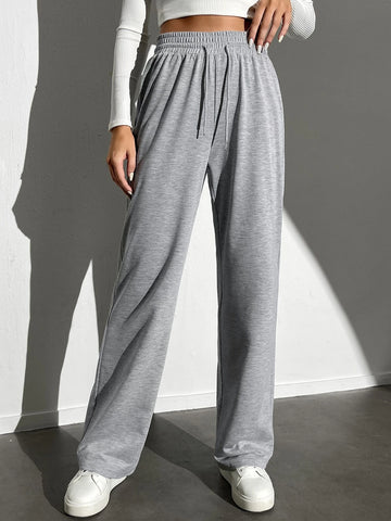 Tall Solid Drawstring Waist Sweatpants