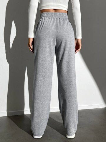 Tall Solid Drawstring Waist Sweatpants