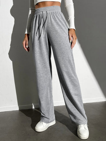 Tall Solid Drawstring Waist Sweatpants