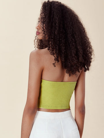 Ruched Detail Tube Top