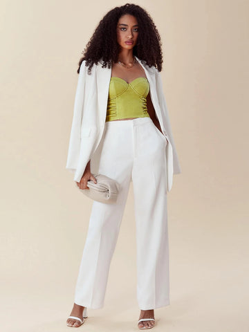 Ruched Detail Tube Top