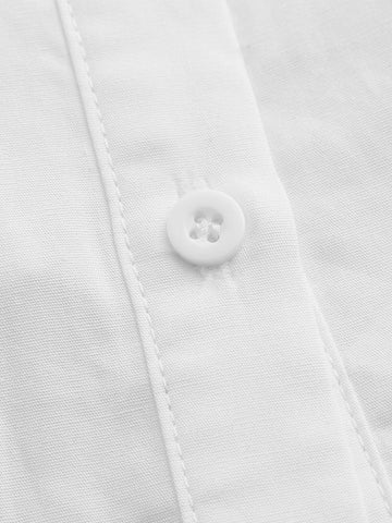 MOD Solid Button Front Bustier Shirt