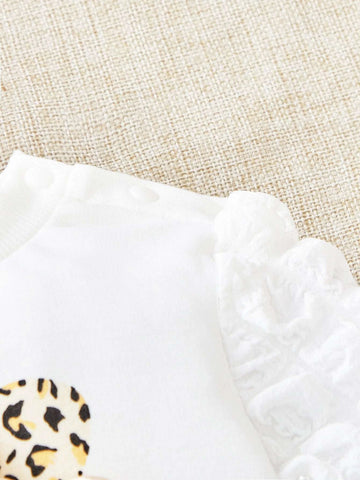 Baby Slogan Graphic Bow Front Sweatshirt