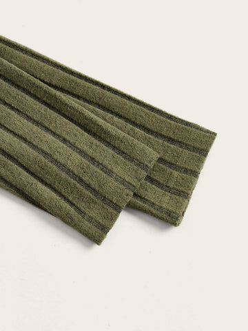 EZwear Cut Out Front Mock Neck Crop Tee