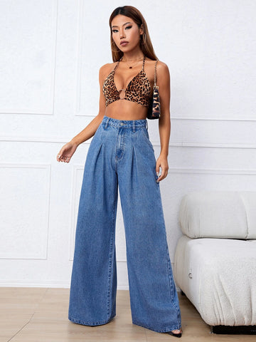 High Waist Wide Leg Jeans