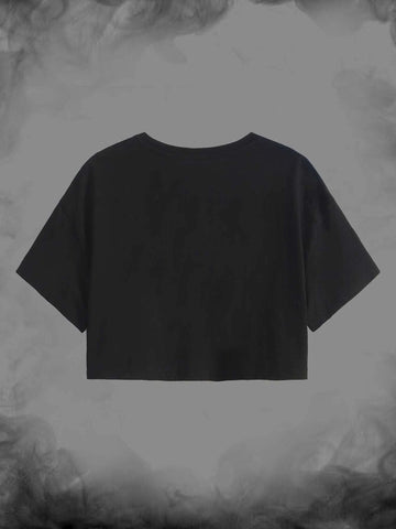 Figure Graphic Crop Tee