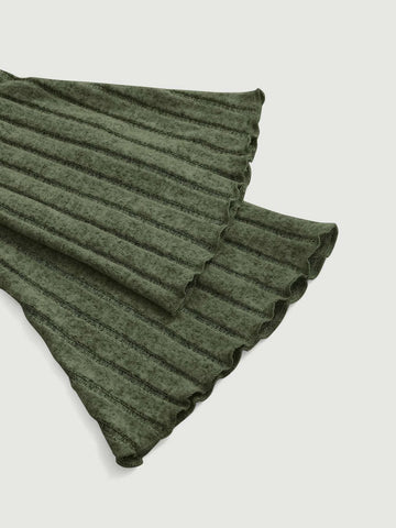 Off Shoulder Flounce Sleeve Tee