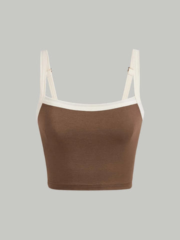 MOD Contrast Binding Cami Top