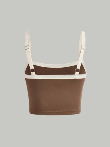 MOD Contrast Binding Cami Top