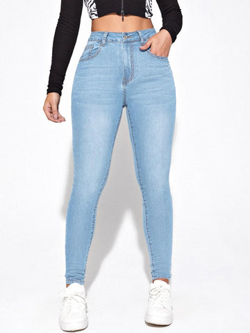 High Waist Skinny Jeans