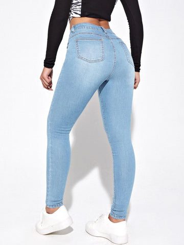 High Waist Skinny Jeans