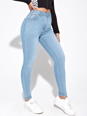 High Waist Skinny Jeans