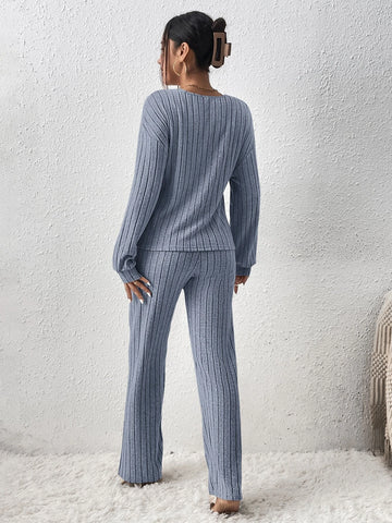 Unity Drop Shoulder Wrap Cross Top & Pants