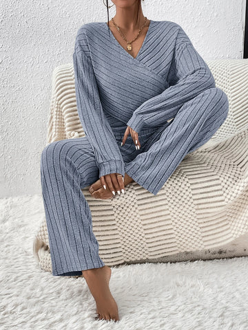 Unity Drop Shoulder Wrap Cross Top & Pants