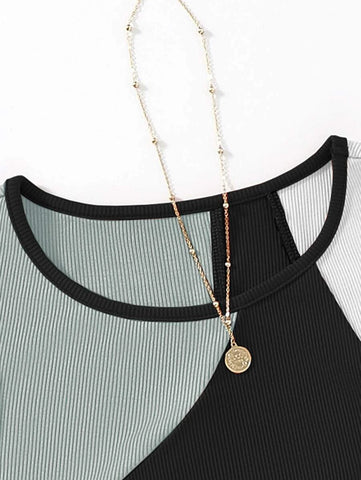 Color Block Tank Top