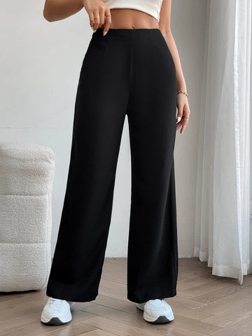 Tall Solid Wide Leg Pants