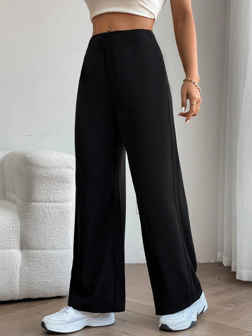 Tall Solid Wide Leg Pants