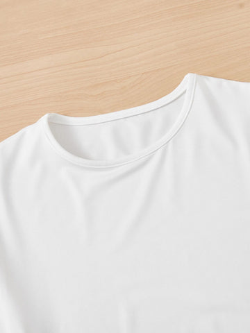 Solid Slim Fit Tee Bodysuit