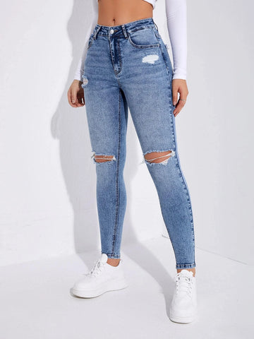 Ripped Skinny Jeans