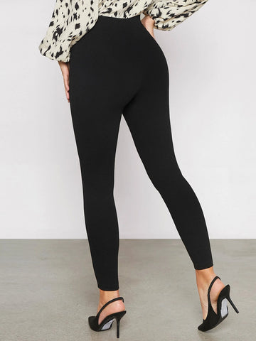 Chain Detail Skinny Pants