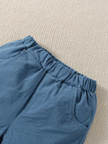 Baby Dinosaur Embroidery Shirt & Shorts
