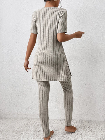 Unity Split Hem Tee & Leggings