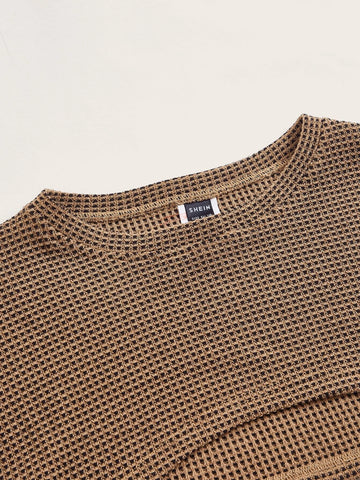 ROMWE PUNK Drop Shoulder Super Crop Top Without Cami Top