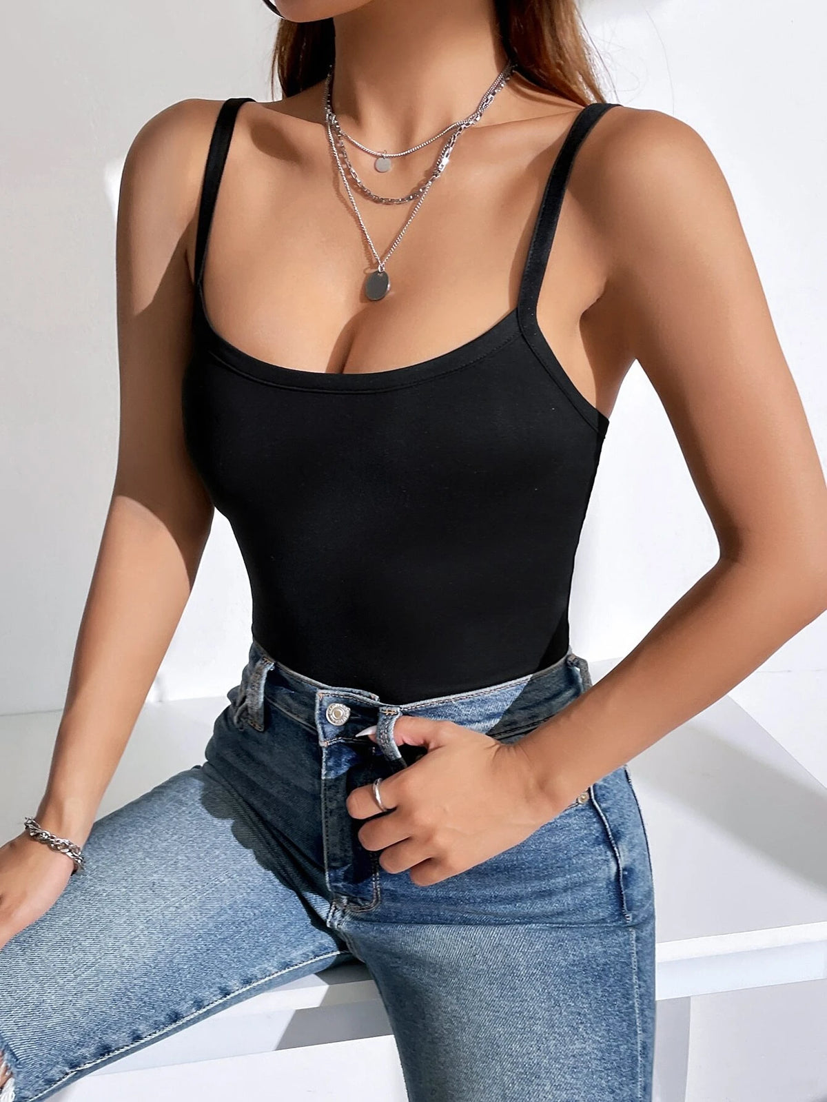 Solid Cami Bodysuit