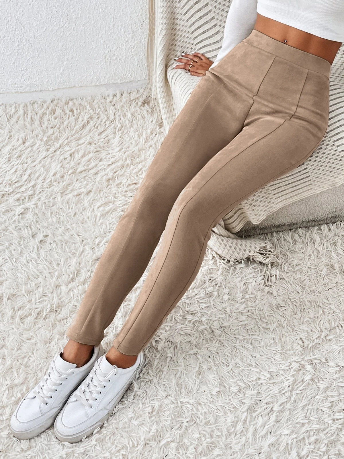 Solid High Waist Leggings