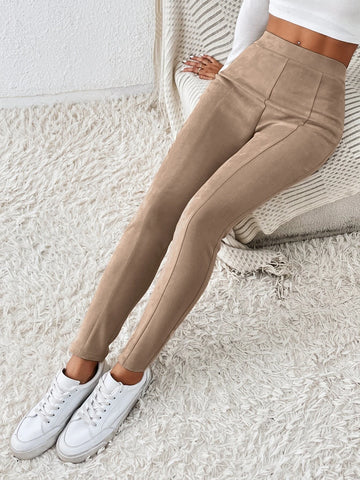 Solid High Waist Leggings