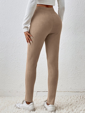 Solid High Waist Leggings