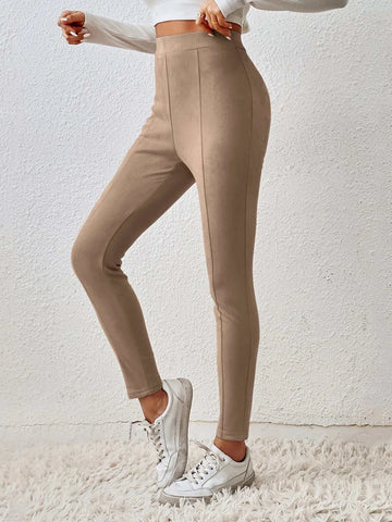 Solid High Waist Leggings