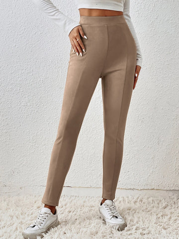Solid High Waist Leggings