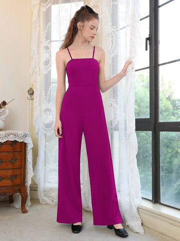MOD Plicated Detail Cami Jumpsuit