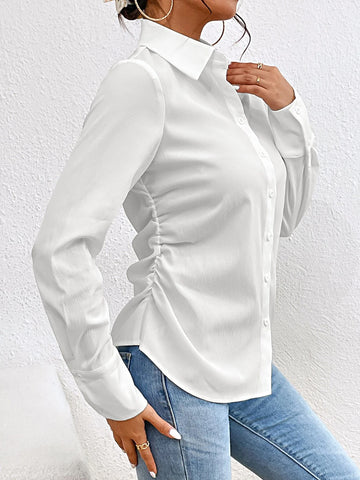 Unity Solid Button Front Shirt