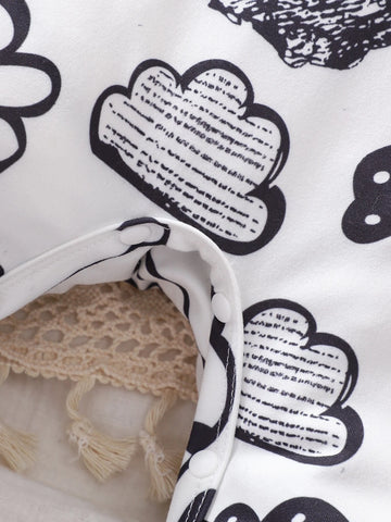 Baby Cloud Print 2 In 1 Jumpsuit