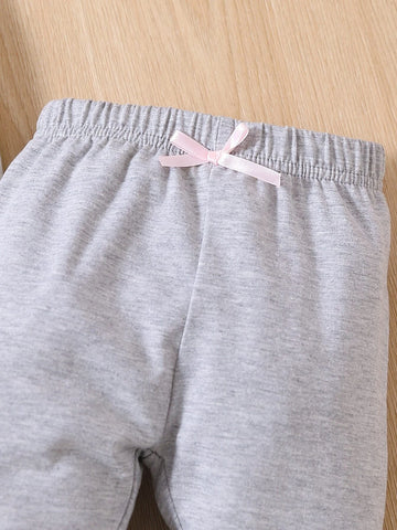 Baby 3pcs Bow Front Pants